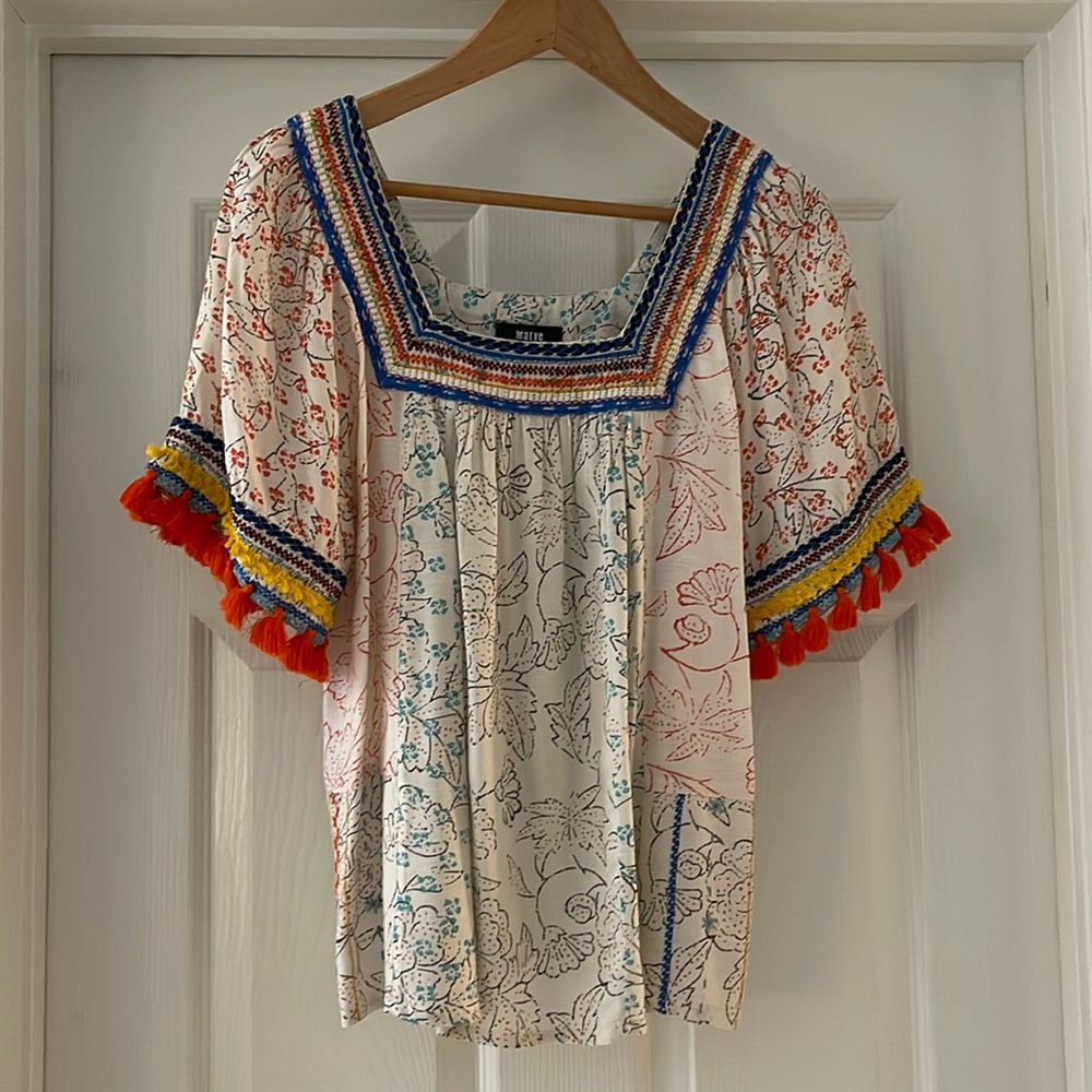 Colorful ANTHROPOLOGIE blouse